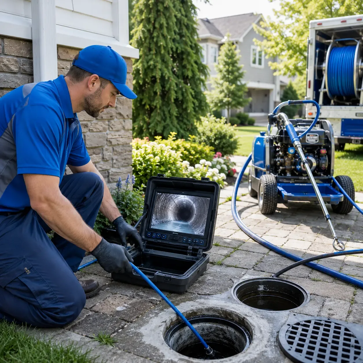 Outdoor drain cleaning professionals serving Davidson, NC